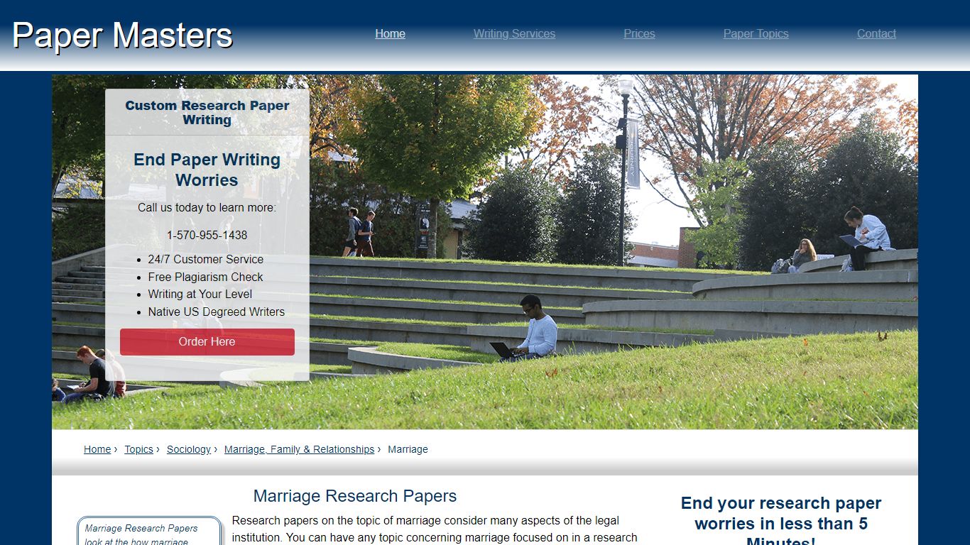 Marriage Research Papers - Paper Masters